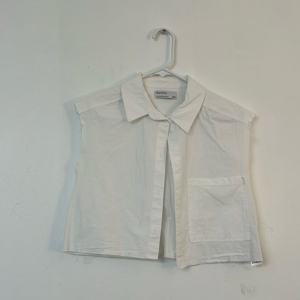 Cropped vest shirt